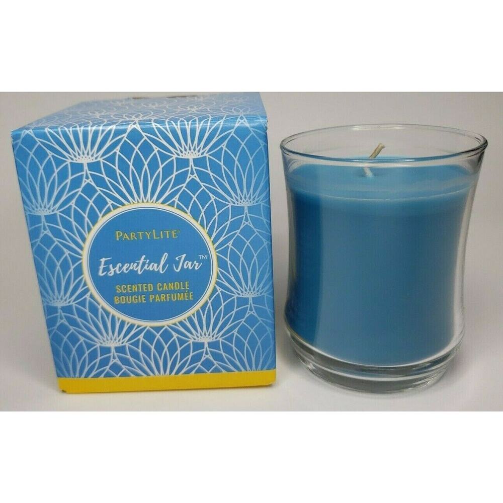Partylite Essential Jar‎ Candle New in Box Beautiful Blue Sky P2H/G451014